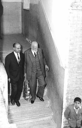 Le Président René Cassin et M. Isakian