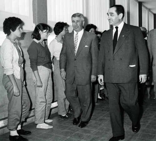 Visite de Pierre Mendès France au Lycée