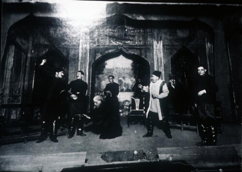Troupe théâtrale jouant en judéo-espagnol active à Salonique entre 1927 et 1929