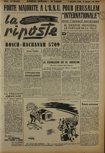 La Riposte N°78-79 (05 oct. 1948)