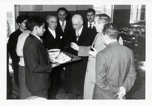 Grande école. Visite de M. Blaustein