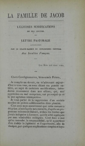 La Famille de Jacob  Vol.11 F°10 (1869-1870)
