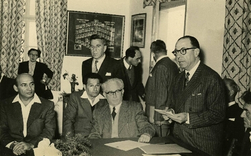 M. Marcel Franco prononçant son discours