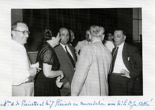 Mme A. de Picciotti, M. J. Preciado et le docteur Jo Attié