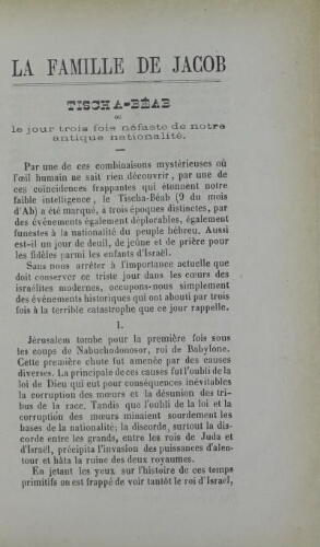 La Famille de Jacob  Vol.12 F°07 (1870-1871)