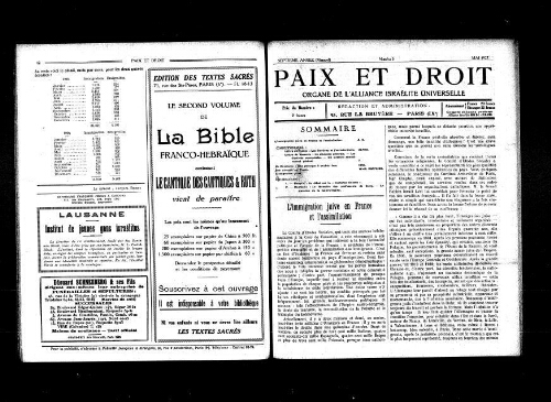 Paix et Droit.  (01/05/1927)