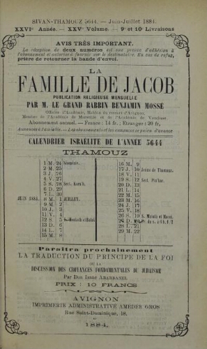 La Famille de Jacob  Vol.25 F°09 (1884-08)