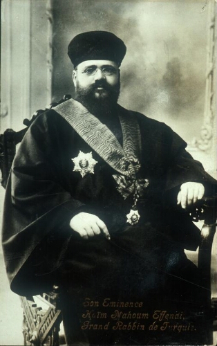 Haïm Nahoum Effendi, Grand Rabbin de Turquie et du Caire