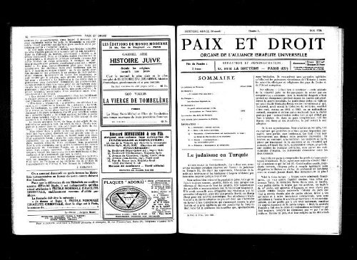 Paix et Droit.  (01/05/1928)