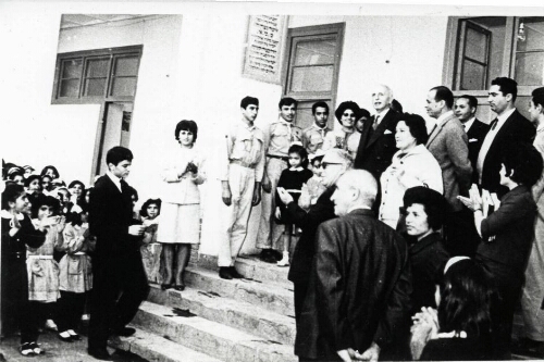 Discours d’un élève devant l'Amiral Kahn