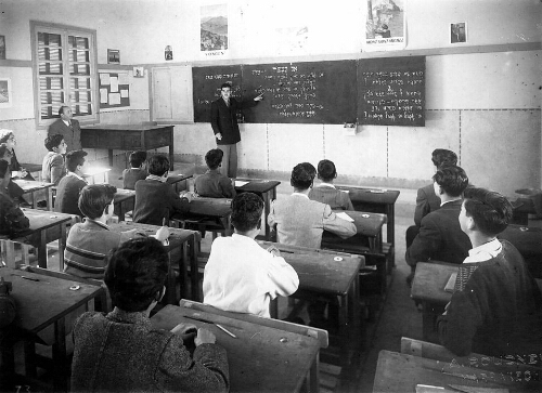 Ecole Georges et Maurice Leven. Classe de 5ème garçons