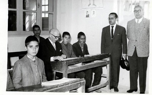 Visite de l’Amiral Louis Kahn à l’école