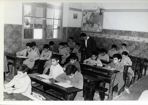 Une classe de l'Ecole Hafsia