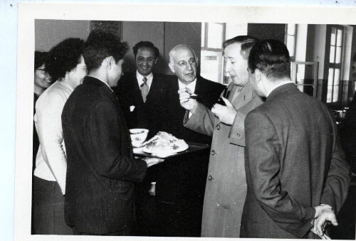 Grande école. Visite de M. Blaustein