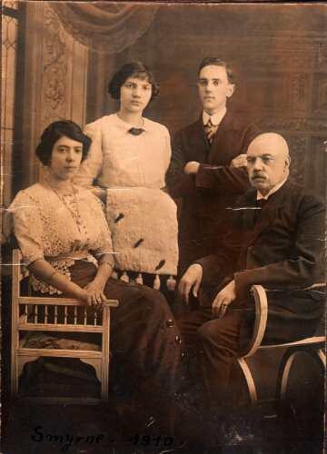 Isaac Ben David père d'Alfred Isacoff et de Vittorio Isacco, de Lisa et Régine